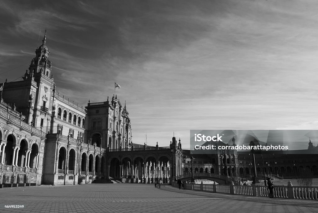 Plaza de Espana, Sevilla - Zbiór zdjęć royalty-free (Andaluzja)