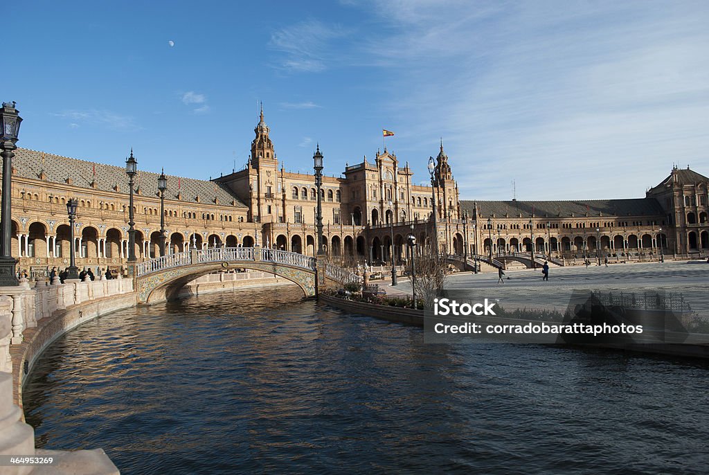 Plaza de Espana, Sevilla - Lizenzfrei Andalusien Stock-Foto