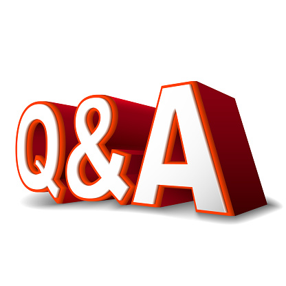 Word Q&a 3d Word Qa Stock Illustration - Download Image Now - Q and A, Alphabet ...