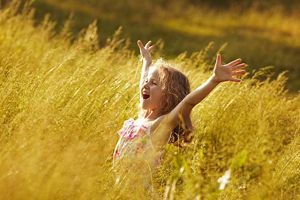 istock Girl in a state of rapture 464959456