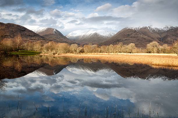 istock Mirror of mountain lake 464960525