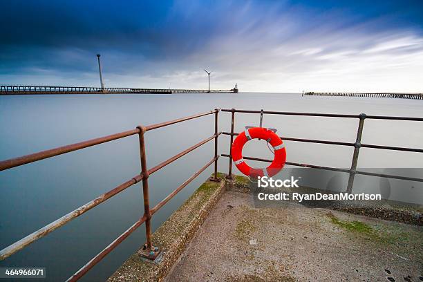 Blyth Waterfront Stock Photo - Download Image Now - Life Belt, No People, Water