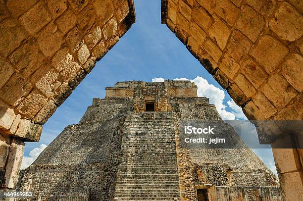 Pyramid Of The Magician Uxmal Mexico Stock Photo - Download Image Now - Aztec Civilization, Central America, Cultures