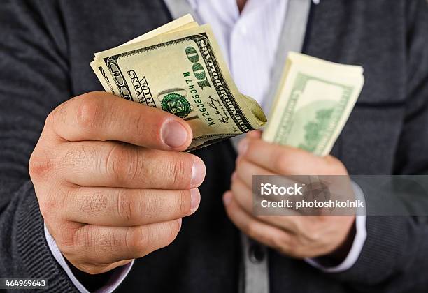 Some Of The Money Stock Photo - Download Image Now - Adult, Business, Businessman