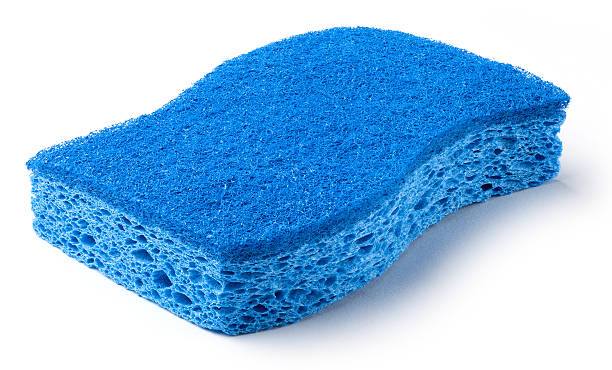 sponge sponge isolated on a white background cleaning sponge photos stock pictures, royalty-free photos & images