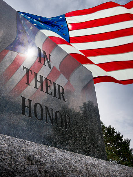 In Their Honor For Service To Our Country stock photo
