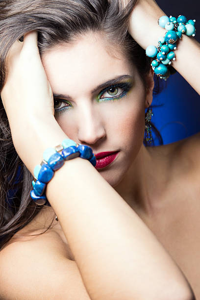 istock Sexy Beauty Girl with Red Lips 464975745