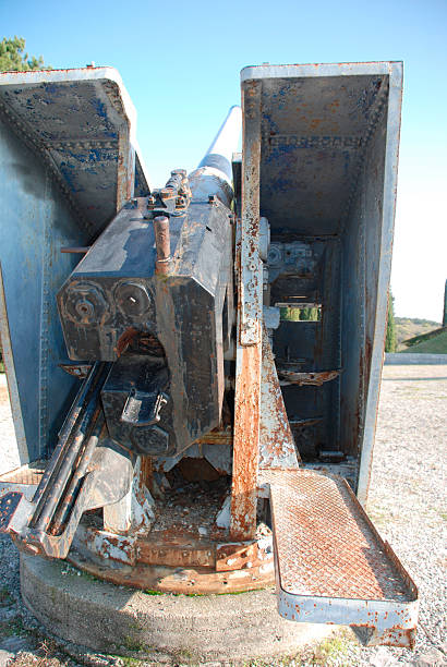 istock Italian World War Two Boat Cannon 464975913