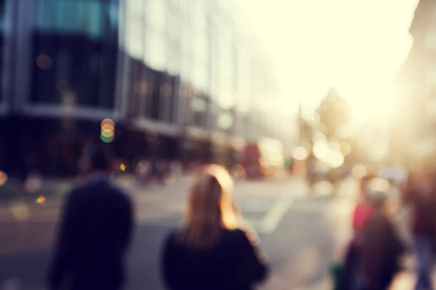 istock An unfocused image of people in London 464983888