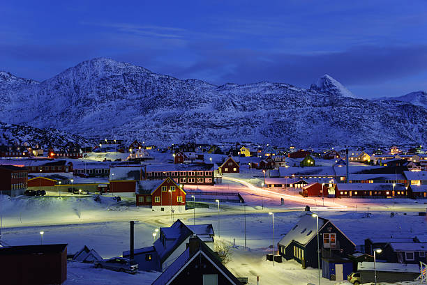 istock Nuuk City Night View 464984030