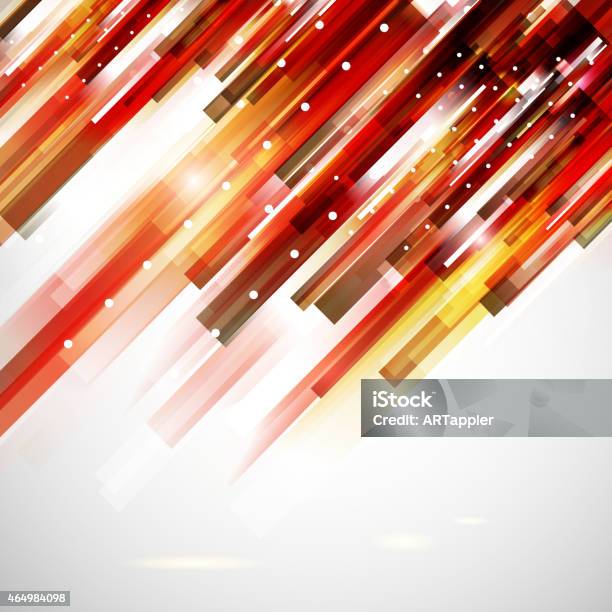 Abstract Technology Red Top Oriented Lines Illustration Stock Illustration - Download Image Now
