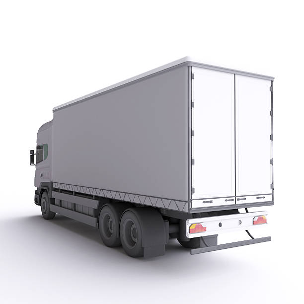 istock Truck. 3d illustration. 464987684