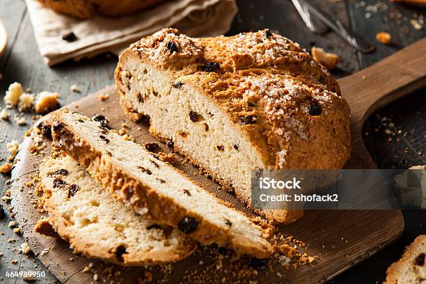 Homemade Irish Soda Bread Stock Photo - Download Image Now - Soda Bread, Irish Culture, Bread