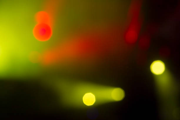 istock Defocused Entertainment concert lighting on stage, bokeh. 464991183