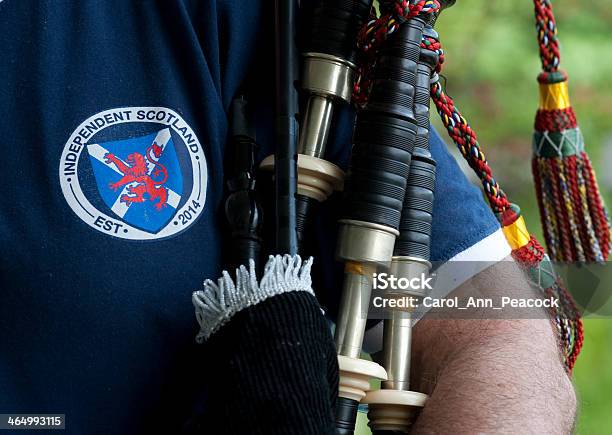 Indipendenza Della Scozia T Shirt Con Cornamusa - Fotografie stock e altre immagini di 2014 - 2014, Close-up, Composizione orizzontale