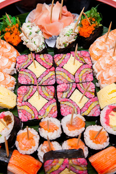 Colorful of Sushi bento