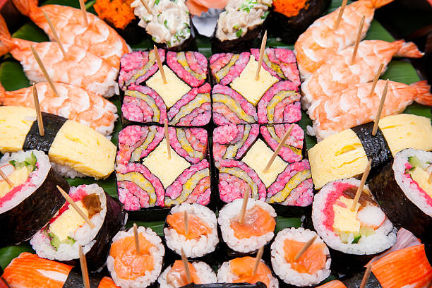 Colorful of Sushi bento