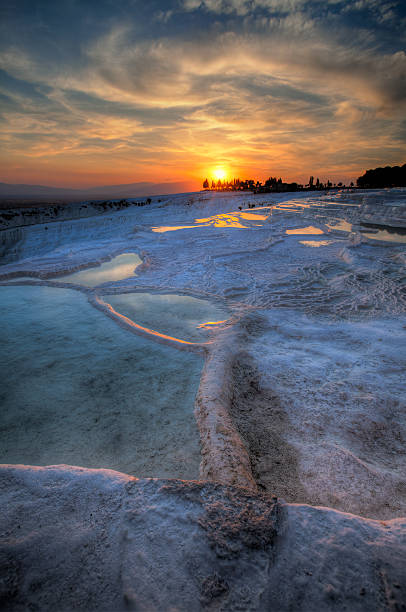 istock Pamukkale Travertines at Sunset, Turkey 465005722