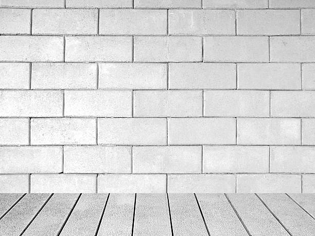 istock Wooden board the brick wall background 465007064