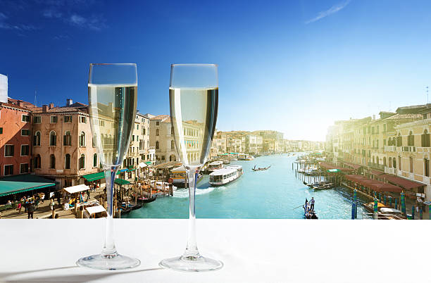 istock champaign Glasses and  Venice 465010640