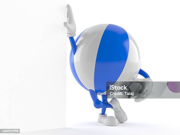 Beach Ball Stock Photo - Download Image Now - 2015, Beach Ball, Blank