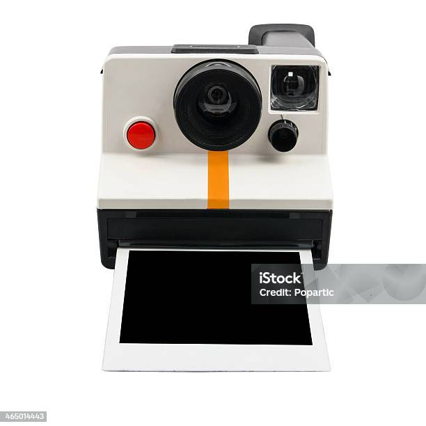 Instant Kamera Und Foto Stockfoto und mehr Bilder von Sofortbildkamera - Sofortbildkamera, Polaroid-Transfer, Kamera