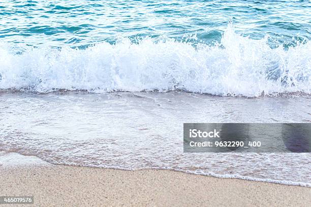 Beach Waves Sea Surf Foamy Nearby Stock Photo - Download Image Now - 2015, Barrel, Beach