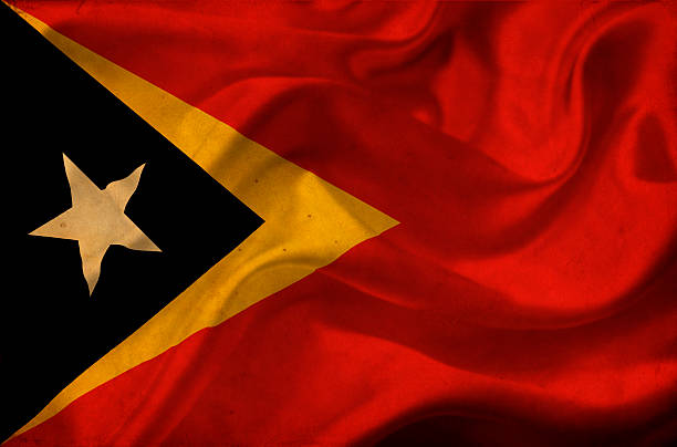 istock East Timor waving flag 465021035