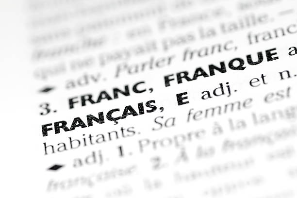 français parís definición - french culture dictionary france text fotografías e imágenes de stock