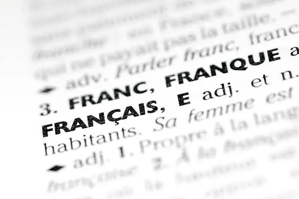 Photo of Francais definition