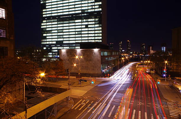 Light traffic at the United Nations Headquarters