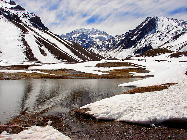 istock Aconcagua under a dramatic sky, Andes, South America 465023813