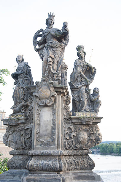 istock Sculpture on Charles Bridge, Prague 465028037