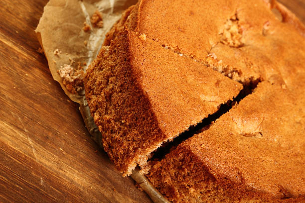 istock Piece of Apple Sponge Cake 465028347