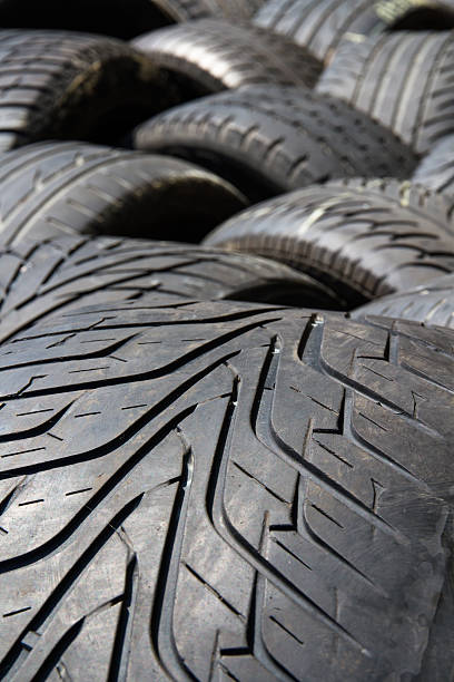 istock Old car tires - Old car tire 465028793