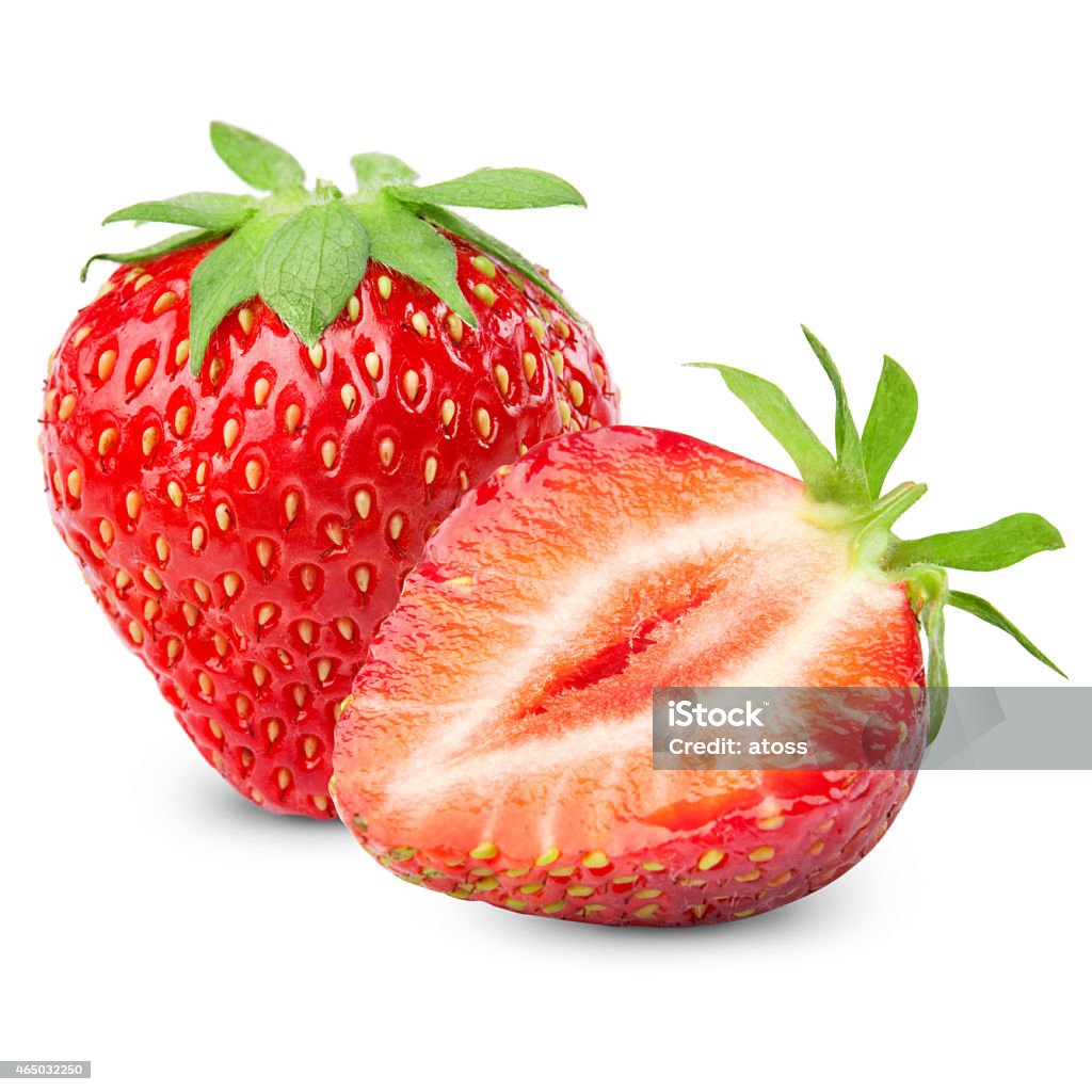 Strawberries Strawberries berry isolated on white background 2015 Stock Photo