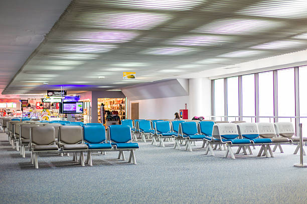 istock Bench in the donmueng airport. 465032676