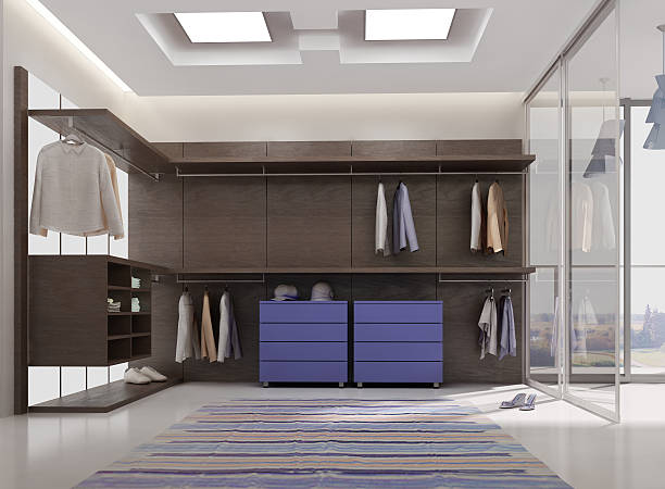 istock render of luxury apartment dressing room 465034556