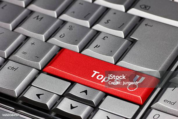 Computer Key Top 5 Stock Photo - Download Image Now - High Section, Number 5, On Top Of