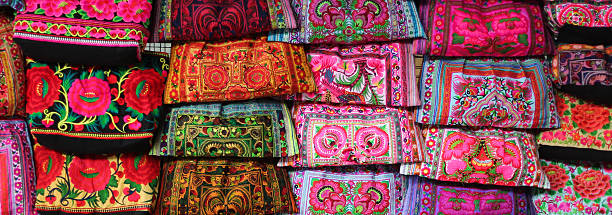 istock Beautiful Bags at a Thai Market 465038348