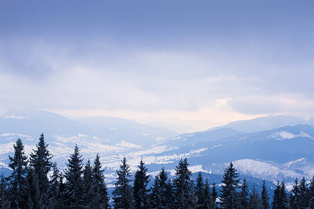 istock Winter panorama over the mountains 465039612