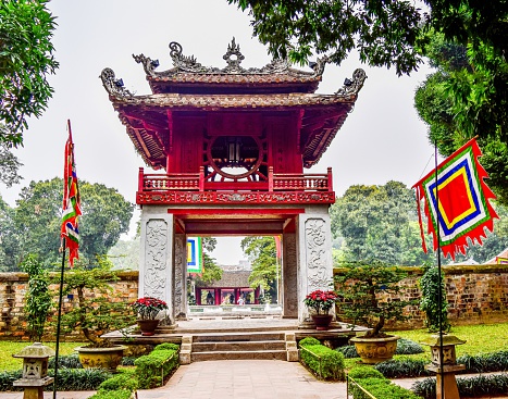 Temple of Literature Honoring Confucius, Hanoi, Vietnam