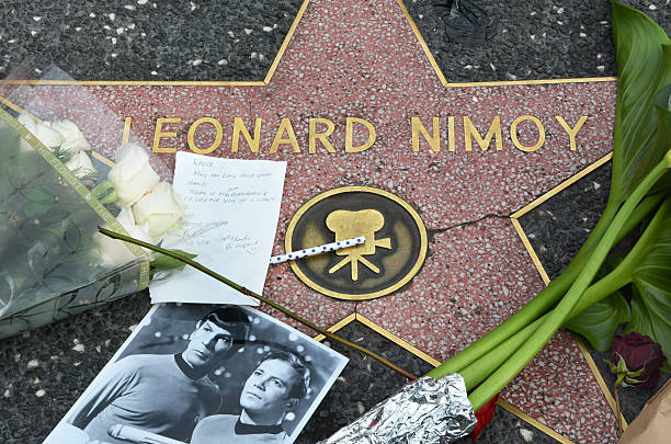 leonard nimoy homenaje - star trek tv show fotografías e imágenes de stock