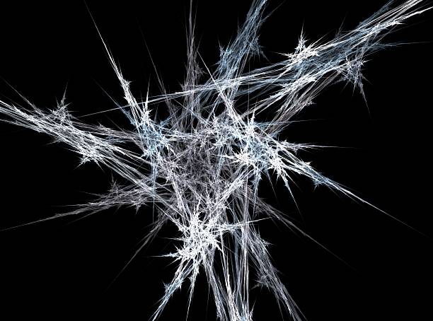 istock White ice abstract fractal effect light background 465044316
