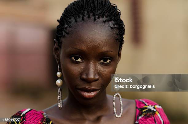 Portrait Of An African Fashion Model Stock Photo - Download Image Now - Adult, Adults Only, Africa