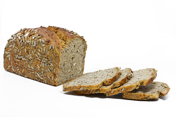 istock Fresh bread with sunflower seeds 465048989