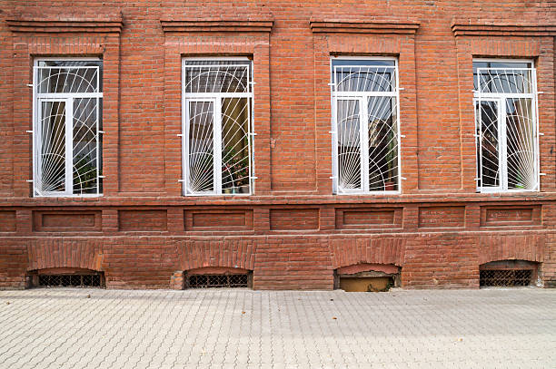 istock Closed window in an old house 465049287
