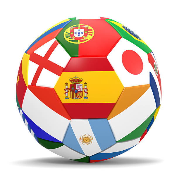 istock 3D render of soccer football 465052408