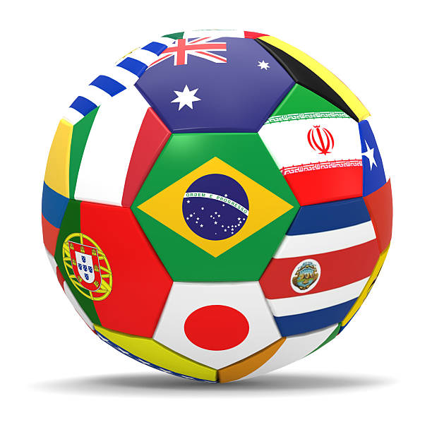 istock 3D render of soccer football 465052572