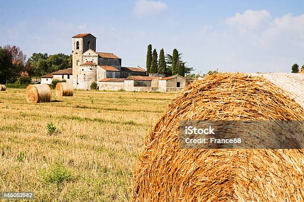 Typical Tuscany Romanesque Church Stock Photo - Download Image Now - 2015, Abbey - Monastery, Agricultural Field